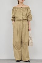 【ガリャルダガランテ/GALLARDAGALANTE】のオフショルオールインワン 人気、トレンドファッション・服の通販 founy(ファニー) ファッション Fashion レディースファッション Fashion for Women パンツ Pants & Trousers エレガント 上品 Elegant ギャザー Gathered, Ruffled ダウン Down, Puffer thumbnail ベージュ|ID: prp329100004886972 ipo3291000000036487324