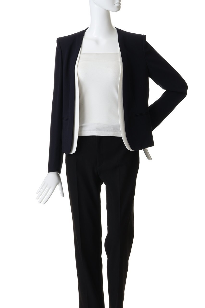 【ベイジ,/BEIGE,】のCINDY(シンディ)/ダブルカラージャケット 人気、トレンドファッション・服の通販 founy(ファニー) 　ファッション　Fashion　レディースファッション　Fashion for Women　アウター　Coat / Outerwear Collection　レディースジャケット・軽アウター　Jackets　オケージョン　Occasion Wear　カーディガン　Cardigan, Knitwear　コンパクト　Compact, Small Size　ジャケット　Jacket, Outerwear　ストレッチ　Stretch, Stretchy Fabric　ダブル　Double, Double-Breasted　デニム　Denim, Jeans Material　ビジネス 仕事 通勤　Business / Work / Commuting　other-2|ID: prp329100004886979 ipo3291000000036487390