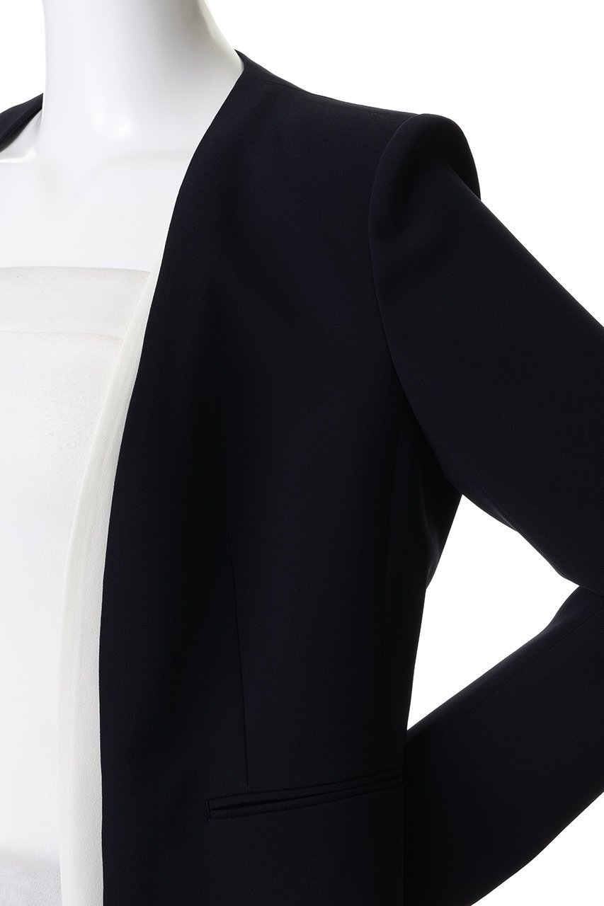 【ベイジ,/BEIGE,】のCINDY(シンディ)/ダブルカラージャケット 人気、トレンドファッション・服の通販 founy(ファニー) 　ファッション　Fashion　レディースファッション　Fashion for Women　アウター　Coat / Outerwear Collection　レディースジャケット・軽アウター　Jackets　オケージョン　Occasion Wear　カーディガン　Cardigan, Knitwear　コンパクト　Compact, Small Size　ジャケット　Jacket, Outerwear　ストレッチ　Stretch, Stretchy Fabric　ダブル　Double, Double-Breasted　デニム　Denim, Jeans Material　ビジネス 仕事 通勤　Business / Work / Commuting　other-5|ID: prp329100004886979 ipo3291000000036487393