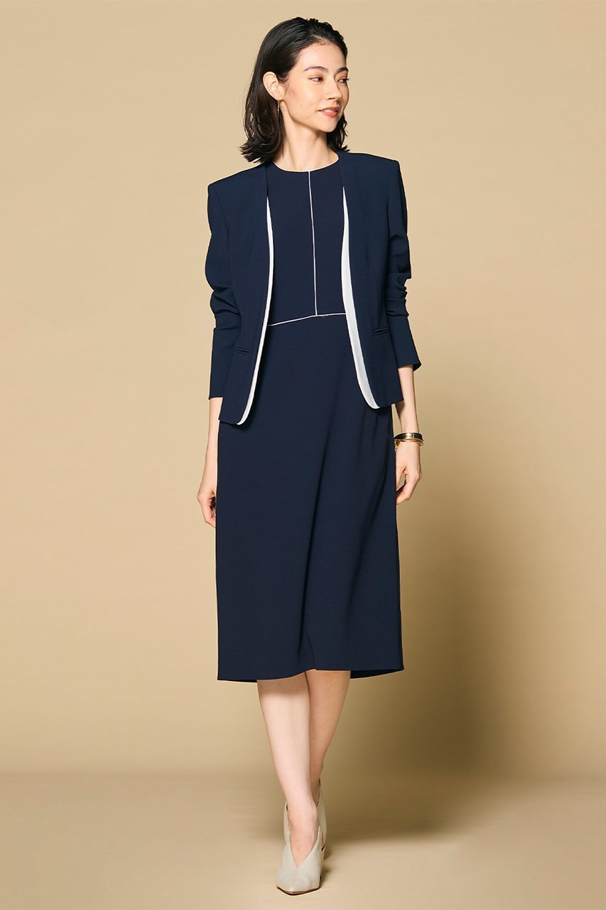 【ベイジ,/BEIGE,】のCINDY(シンディ)/ダブルカラージャケット 人気、トレンドファッション・服の通販 founy(ファニー) 　ファッション　Fashion　レディースファッション　Fashion for Women　アウター　Coat / Outerwear Collection　レディースジャケット・軽アウター　Jackets　オケージョン　Occasion Wear　カーディガン　Cardigan, Knitwear　コンパクト　Compact, Small Size　ジャケット　Jacket, Outerwear　ストレッチ　Stretch, Stretchy Fabric　ダブル　Double, Double-Breasted　デニム　Denim, Jeans Material　ビジネス 仕事 通勤　Business / Work / Commuting　other-7|ID: prp329100004886979 ipo3291000000036487395