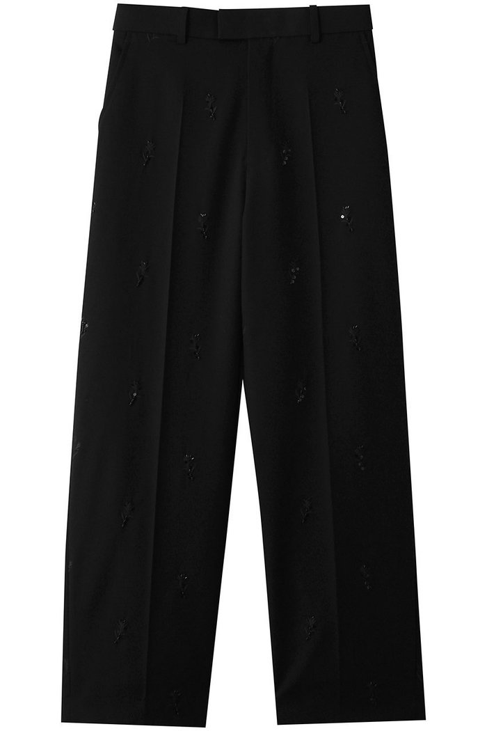 【ミュベール/MUVEIL】のビーズ刺しゅうパンツ インテリア・キッズ・メンズ・レディースファッション・服の通販 founy(ファウニー) https://founy.com/ ファッション Fashion レディースファッション Fashion for Women パンツ Pants & Trousers オケージョン Occasion Wear ジャケット Jacket, Outerwear ストレート Straight, Straight Cut センター Center, Center Line ビジュー Bijou, Jewel-like Accent |ID: prp329100004886990 ipo3291000000036487478