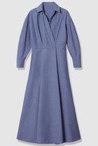 【アルアバイル/allureville】のラップライクシャツワンピース 人気、トレンドファッション・服の通販 founy(ファニー) ファッション Fashion レディースファッション Fashion for Women ワンピース Dresses シャツワンピース / 1枚で着映えコーデ Shirt Dresses チュニック Tunic Tops & Dresses チュニック Tunic, Long Top ドレス Dress, One-Piece フォルム Silhouette, Form ラップ Wrap, Wrap Design ロング Long, Long-Length エレガント 上品 Elegant thumbnail サックス|ID: prp329100004887002 ipo3291000000036487573