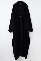 【エンフォルド/ENFOLD】のCIRCLE TUCK DRESS 人気、トレンドファッション・服の通販 founy(ファニー) ファッション Fashion レディースファッション Fashion for Women ワンピース Dresses フォーマル・パーティードレス・結婚式用ドレス Elegant & Casual Dresses チュニック Tunic Tops & Dresses アシンメトリー Asymmetrical Style スーツ Suit, Formalwear チュニック Tunic, Long Top ドレス Dress, One-Piece パターン Pattern, Design Print フォルム Silhouette, Form ロング Long, Long-Length 切替 Switching, Contrast Panel 夏 Summer thumbnail ブラック|ID: prp329100004887015 ipo3291000000036487693