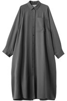 【エンフォルド/ENFOLD】のCIRCLE TUCK DRESS 人気、トレンドファッション・服の通販 founy(ファニー) ファッション Fashion レディースファッション Fashion for Women ワンピース Dresses フォーマル・パーティードレス・結婚式用ドレス Elegant & Casual Dresses チュニック Tunic Tops & Dresses アシンメトリー Asymmetrical Style スーツ Suit, Formalwear チュニック Tunic, Long Top ドレス Dress, One-Piece パターン Pattern, Design Print フォルム Silhouette, Form ロング Long, Long-Length 切替 Switching, Contrast Panel 夏 Summer thumbnail チャコールグレー|ID: prp329100004887015 ipo3291000000036487695