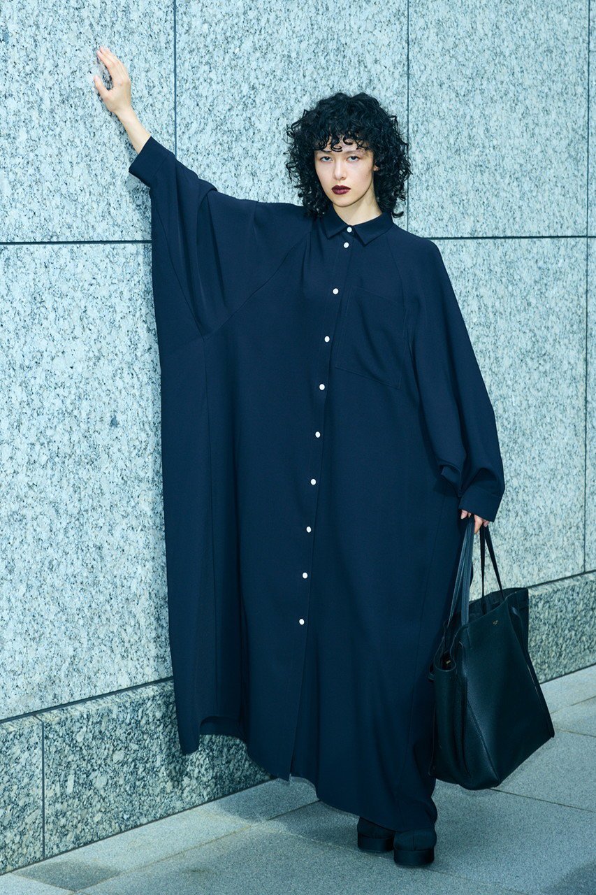 【エンフォルド/ENFOLD】のCIRCLE TUCK DRESS 人気、トレンドファッション・服の通販 founy(ファニー) 　ファッション　Fashion　レディースファッション　Fashion for Women　ワンピース　Dresses　フォーマル・パーティードレス・結婚式用ドレス　Elegant & Casual Dresses　チュニック　Tunic Tops & Dresses　アシンメトリー　Asymmetrical Style　スーツ　Suit, Formalwear　チュニック　Tunic, Long Top　ドレス　Dress, One-Piece　パターン　Pattern, Design Print　フォルム　Silhouette, Form　ロング　Long, Long-Length　切替　Switching, Contrast Panel　夏　Summer　other-6|ID: prp329100004887015 ipo3291000000036487700
