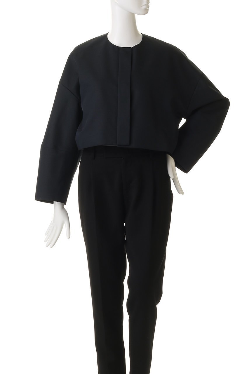 【エブール/ebure】の【店舗限定】スラブラチネ ノーカラーショートジャケット 人気、トレンドファッション・服の通販 founy(ファニー) 　ファッション　Fashion　レディースファッション　Fashion for Women　アウター　Coat / Outerwear Collection　レディースジャケット・軽アウター　Jackets　カーディガン　Cardigan, Knitwear　ショート　Short, Short Length　ジャケット　Jacket, Outerwear　今季　This Season, Current Season　other-2|ID: prp329100004887024 ipo3291000000036487773