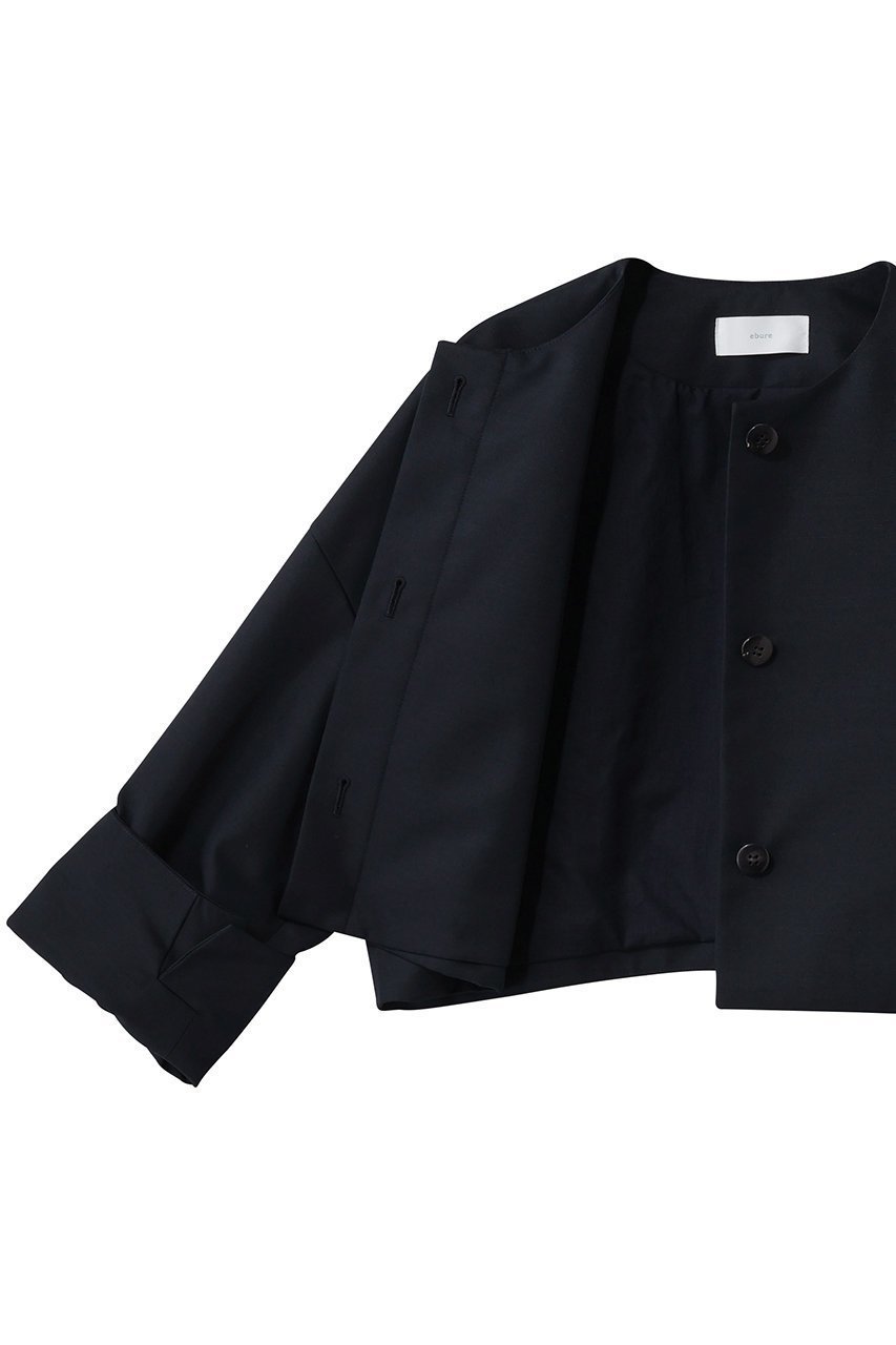 【エブール/ebure】の【店舗限定】スラブラチネ ノーカラーショートジャケット 人気、トレンドファッション・服の通販 founy(ファニー) 　ファッション　Fashion　レディースファッション　Fashion for Women　アウター　Coat / Outerwear Collection　レディースジャケット・軽アウター　Jackets　カーディガン　Cardigan, Knitwear　ショート　Short, Short Length　ジャケット　Jacket, Outerwear　今季　This Season, Current Season　other-6|ID: prp329100004887024 ipo3291000000036487777
