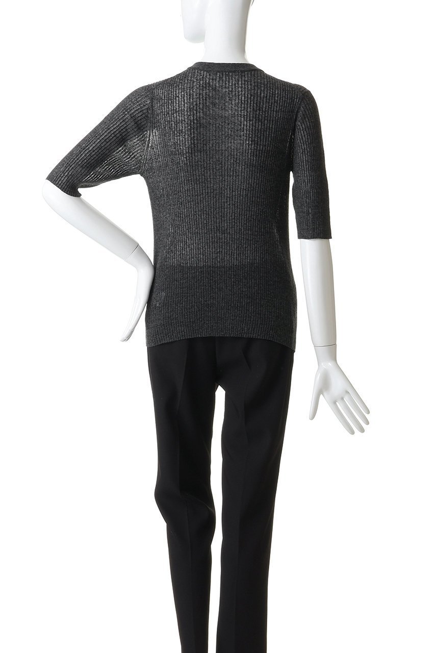 【サクラ/SACRA】のメランジリブシアープルオーバー 人気、トレンドファッション・服の通販 founy(ファニー) 　ファッション　Fashion　レディースファッション　Fashion for Women　トップス・カットソー　Cut & Sew Tops　ニット　Knit Tops & Sweaters　カジュアルプルオーバー・ニットトップス　Pullovers & Knit Tops / Casual Pullovers　コンパクト　Compact, Small Size　シアー　Sheer, See-Through　メランジ　Melange, Mixed Yarn　リネン　Linen, Linen Fabric　リラックス　Relax, Relaxed Fit　other-4|ID: prp329100004887039 ipo3291000000036487898