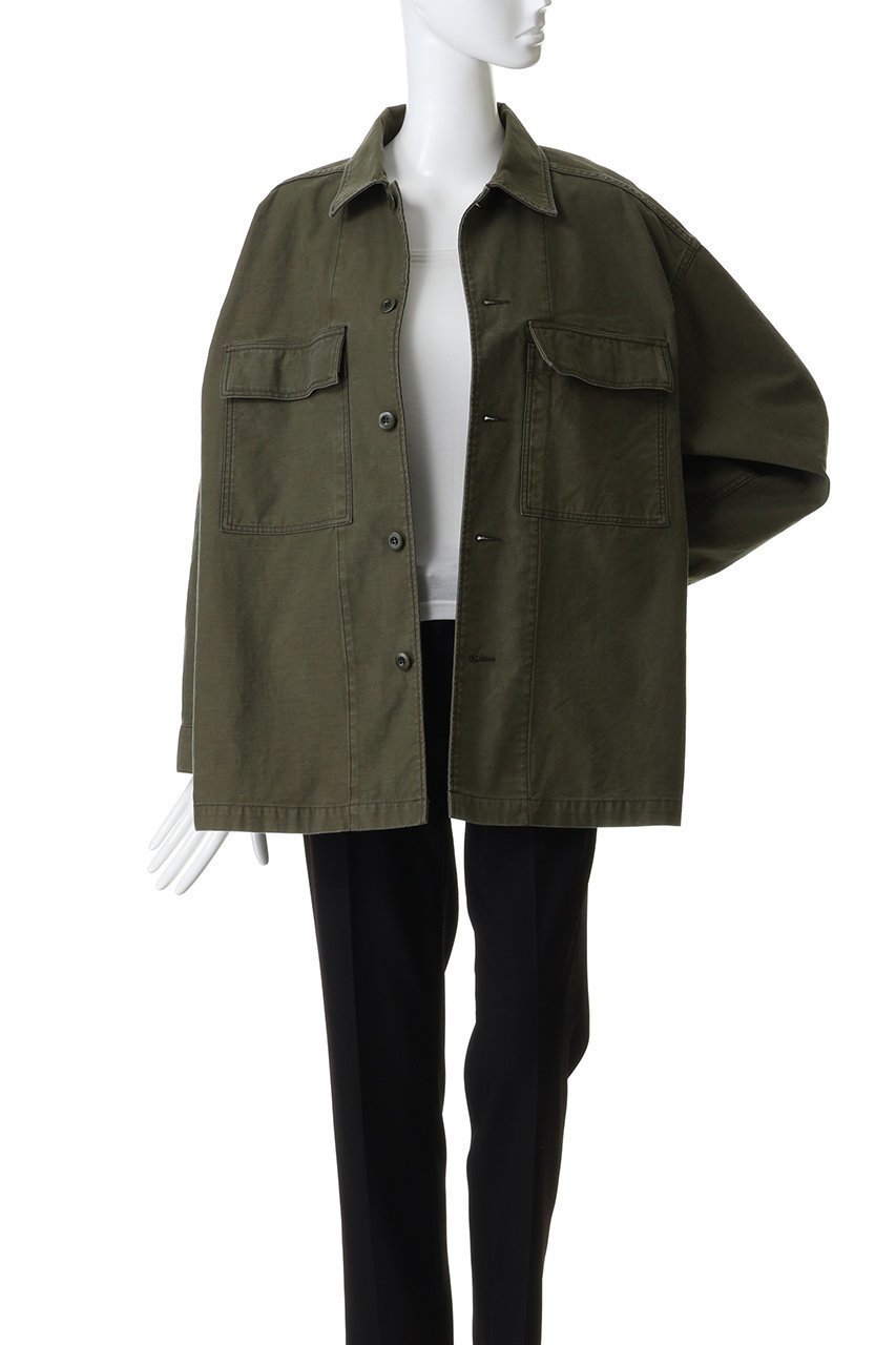 【サクラ/SACRA】のヴィンテージバックサテンシャツジャケット 人気、トレンドファッション・服の通販 founy(ファニー) 　ファッション　Fashion　レディースファッション　Fashion for Women　アウター　Coat / Outerwear Collection　レディースジャケット・軽アウター　Jackets　サテン　Satin, Glossy Fabric　ジャケット　Jacket, Outerwear　ストーン　Stone, Gem-Like　フラップ　Flap, Flap Pocket　ポケット　Pocket, Pocket Detail　ミリタリー　Military, Army Style　ヴィンテージ　Vintage Style　再入荷　Restock / Back in Stock　夏　Summer　春　Spring　S/S・春夏　SS, Spring/Summer, Warm Season　other-7|ID: prp329100004887045 ipo3291000000036487958