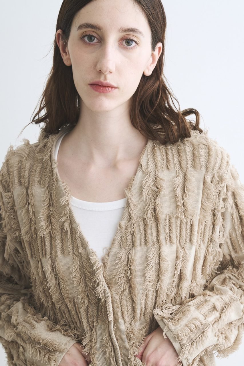 【スリー ドッツ/three dots】のブライトコットン フリンジジャケット 人気、トレンドファッション・服の通販 founy(ファニー) 　ファッション　Fashion　レディースファッション　Fashion for Women　アウター　Coat / Outerwear Collection　レディースジャケット・軽アウター　Jackets　スカート　Skirts　オケージョン　Occasion Wear　コンパクト　Compact, Small Size　ショート　Short, Short Length　ジャケット　Jacket, Outerwear　フリンジ　Fringe, Tassel　other-6|ID: prp329100004887048 ipo3291000000036493686