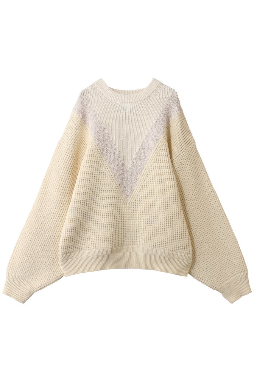 【メゾンスペシャル/MAISON SPECIAL】の【UNISEX】Prime-Over V切替ニットPO インテリア・キッズ・メンズ・レディースファッション・服の通販 founy(ファウニー) 　ファッション　Fashion　レディースファッション　Fashion for Women　トップス・カットソー　Cut & Sew Tops　ニット　Knit Tops & Sweaters　カジュアルプルオーバー・ニットトップス　Pullovers & Knit Tops / Casual Pullovers　ユニセックス　Unisex, Genderless　ショルダー　Shoulder, Shoulder Strap　シンプル　Simple, Minimal　ドロップ　Drop Shoulder, Dropped Style　ボトム　Bottoms, Lower Wear　切替　Switching, Contrast Panel　IVR(アイボリー)|ID: prp329100004887059 ipo3291000000036519494