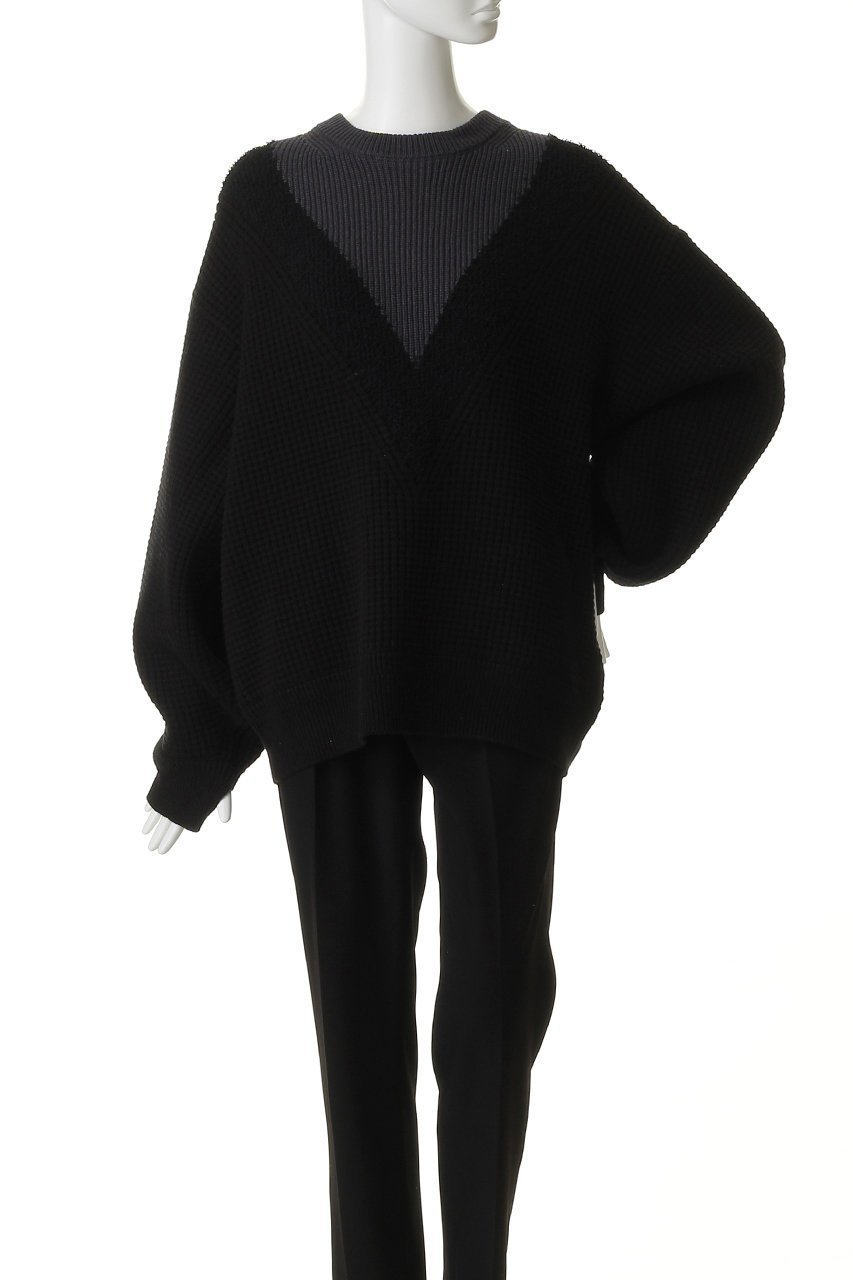 【メゾンスペシャル/MAISON SPECIAL】の【UNISEX】Prime-Over V切替ニットPO 大人の最旬トレンドファッション＆コーディネート founy(ファウニー) 　ファッション　Fashion　レディースファッション　Fashion for Women　トップス・カットソー　Cut & Sew Tops　ニット　Knit Tops & Sweaters　カジュアルプルオーバー・ニットトップス　Pullovers & Knit Tops / Casual Pullovers　ユニセックス　Unisex, Genderless　ショルダー　Shoulder, Shoulder Strap　シンプル　Simple, Minimal　ドロップ　Drop Shoulder, Dropped Style　ボトム　Bottoms, Lower Wear　切替　Switching, Contrast Panel　other-2|ID: prp329100004887059 ipo3291000000036519495