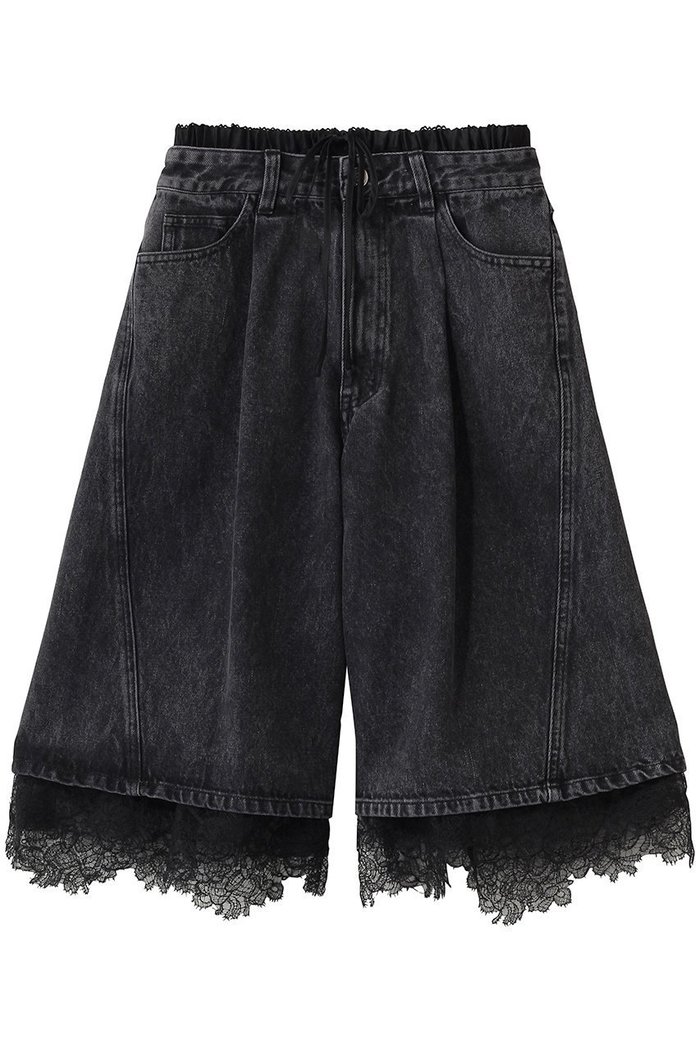 【メゾンスペシャル/MAISON SPECIAL】のMulti-Way Layered Denim Shorts/マルチウェイレイヤードデニムショートパンツ インテリア・キッズ・メンズ・レディースファッション・服の通販 founy(ファウニー) https://founy.com/ ファッション Fashion レディースファッション Fashion for Women パンツ Pants & Trousers ショートパンツ・ハーフパンツ High-Waisted & Relaxed Shorts ショート Short, Short Length チュール Tulip, Tulip Motif デニム Denim, Jeans Material ミックス Mix, Mixed Style レース Lace, Lace Fabric |ID: prp329100004887122 ipo3291000000036488591