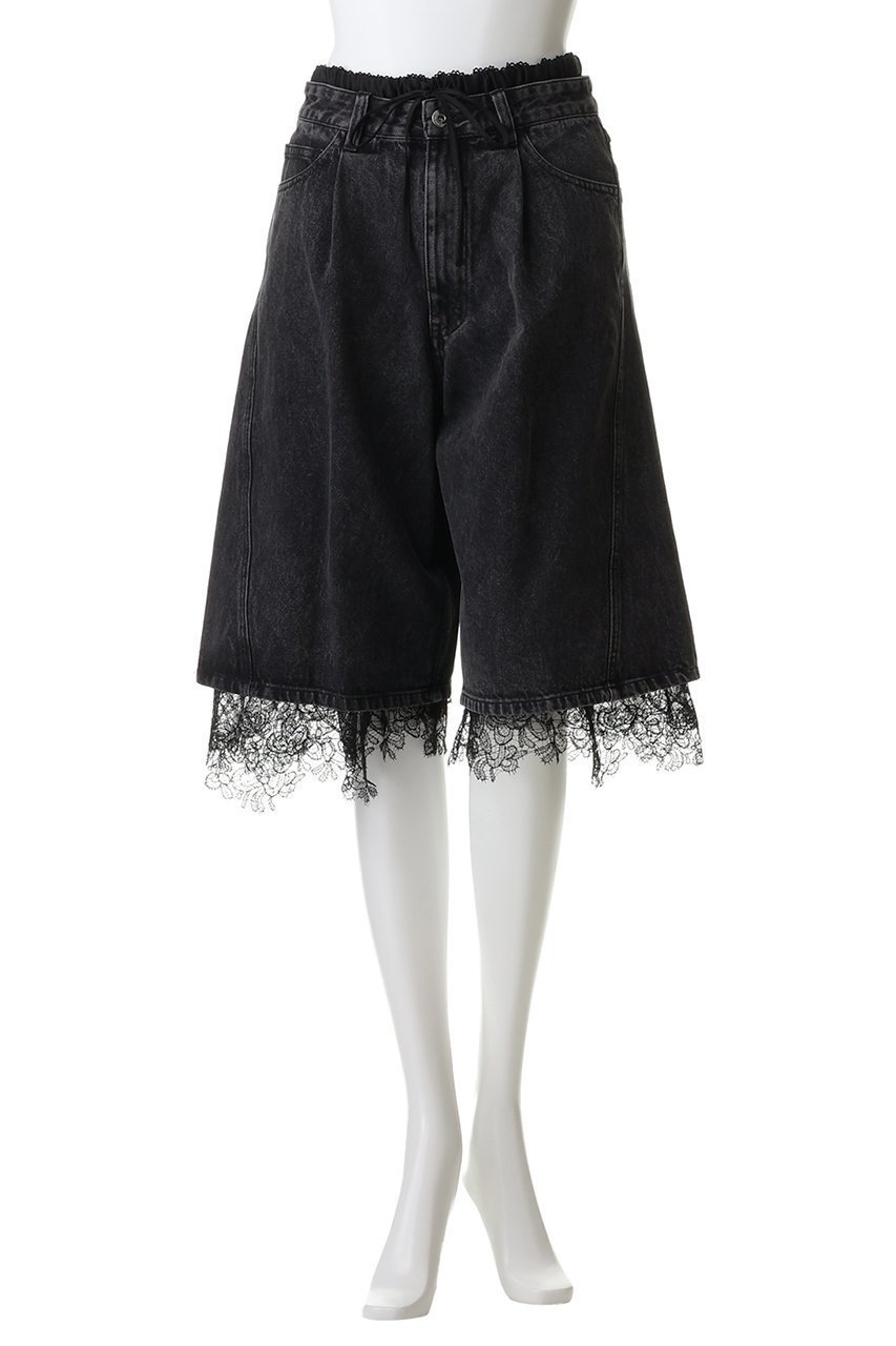 【メゾンスペシャル/MAISON SPECIAL】のMulti-Way Layered Denim Shorts/マルチウェイレイヤードデニムショートパンツ 大人の最旬トレンドファッション＆コーディネート founy(ファウニー) 　ファッション　Fashion　レディースファッション　Fashion for Women　パンツ　Pants & Trousers　ショートパンツ・ハーフパンツ　High-Waisted & Relaxed Shorts　ショート　Short, Short Length　チュール　Tulip, Tulip Motif　デニム　Denim, Jeans Material　ミックス　Mix, Mixed Style　レース　Lace, Lace Fabric　other-2|ID: prp329100004887122 ipo3291000000036488594