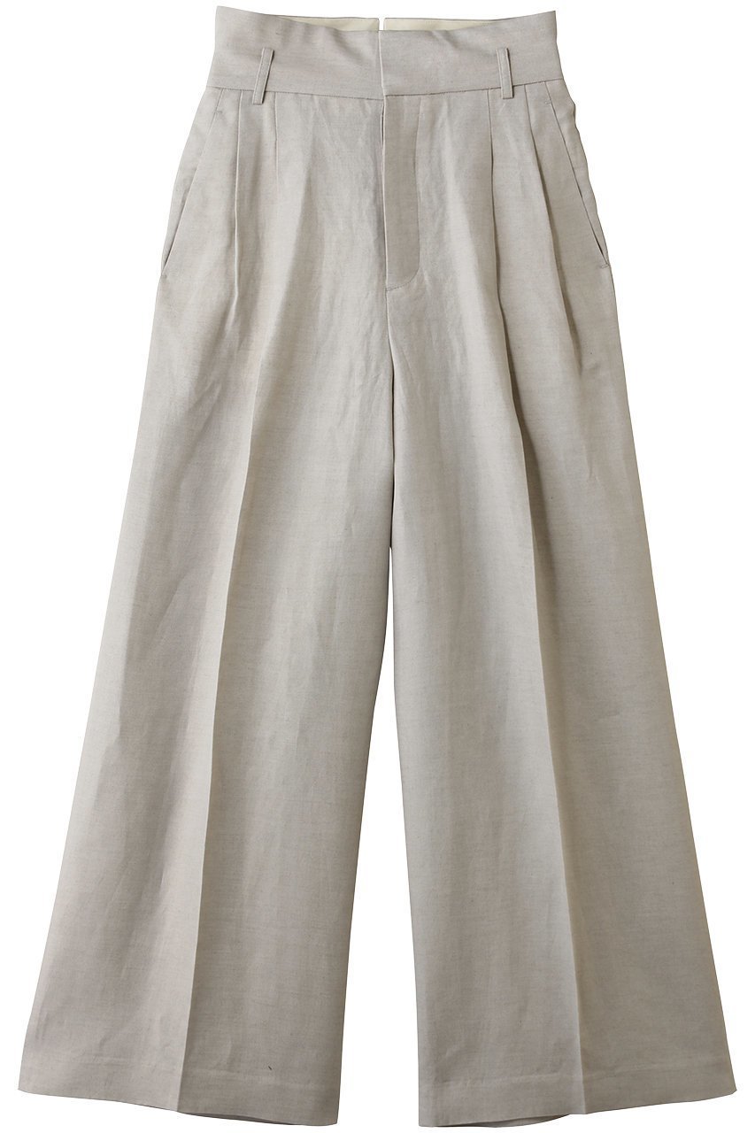 【アンクレイヴ/uncrave】のリヨセルライトリネン ワイドトラウザー 人気、トレンドファッション・服の通販 founy(ファニー) 　ファッション　Fashion　レディースファッション　Fashion for Women　パンツ　Pants & Trousers　フロント　Front, Front Design　ベーシック　Basic, Essential　リネン　Linen, Linen Fabric　再入荷　Restock / Back in Stock　夏　Summer　 other-1|ID: prp329100004887134 ipo3291000000036488688