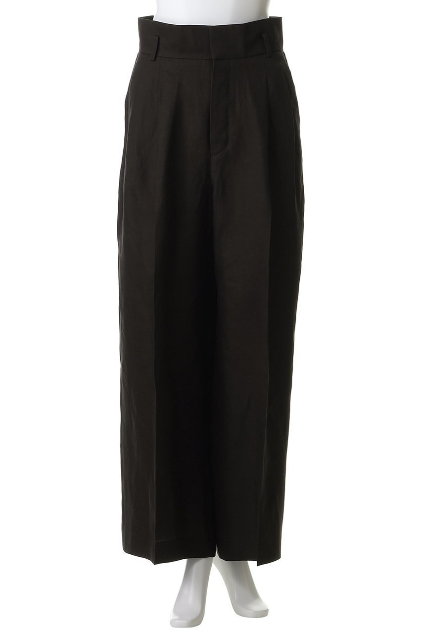 【アンクレイヴ/uncrave】のリヨセルライトリネン ワイドトラウザー 人気、トレンドファッション・服の通販 founy(ファニー) 　ファッション　Fashion　レディースファッション　Fashion for Women　パンツ　Pants & Trousers　フロント　Front, Front Design　ベーシック　Basic, Essential　リネン　Linen, Linen Fabric　再入荷　Restock / Back in Stock　夏　Summer　other-2|ID: prp329100004887134 ipo3291000000036488691