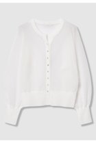 【アルアバイル/allureville】のシアーラミースキッパーカーディガン オフホワイト|ID: prp329100004887143 ipo3291000000036808836