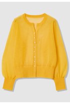 【アルアバイル/allureville】のシアーラミースキッパーカーディガン イエロー|ID: prp329100004887143 ipo3291000000036808840