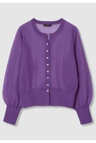【アルアバイル/allureville】のシアーラミースキッパーカーディガン パープル|ID: prp329100004887143 ipo3291000000036808842