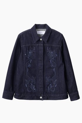 【ミューラル/MURRAL】 Nerine エンブロイダード デニム ジャケット人気、トレンドファッション・服の通販 founy(ファニー) ファッション Fashion レディースファッション Fashion for Women アウター Coat / Outerwear Collection レディースジャケット・軽アウター Jackets ブルゾンジャケット・スポーティアウター Blouson Jackets デニムジャケット / カジュアルアウター Denim Jackets クラシカル Classical, Vintage-Inspired クラッシュ Distressed, Crashed Style シェイプ Shape, Slim Fit ジャケット Jacket, Outerwear ジーンズ Jeans, Denim Pants スラックス Slacks, Dress Pants セットアップ Set-Up, Coordinated Outfit ダイヤモンド Diamond, Brilliant Cut デニム Denim, Jeans Material 手描き Hand-Drawn, Illustrated フロント Front, Front Design ブルゾン Blouson, Bomber Jacket ポケット Pocket, Pocket Detail おすすめ Recommended / Our Picks 新作・新入荷 New Arrivals / New In |ID:prp329100004887178