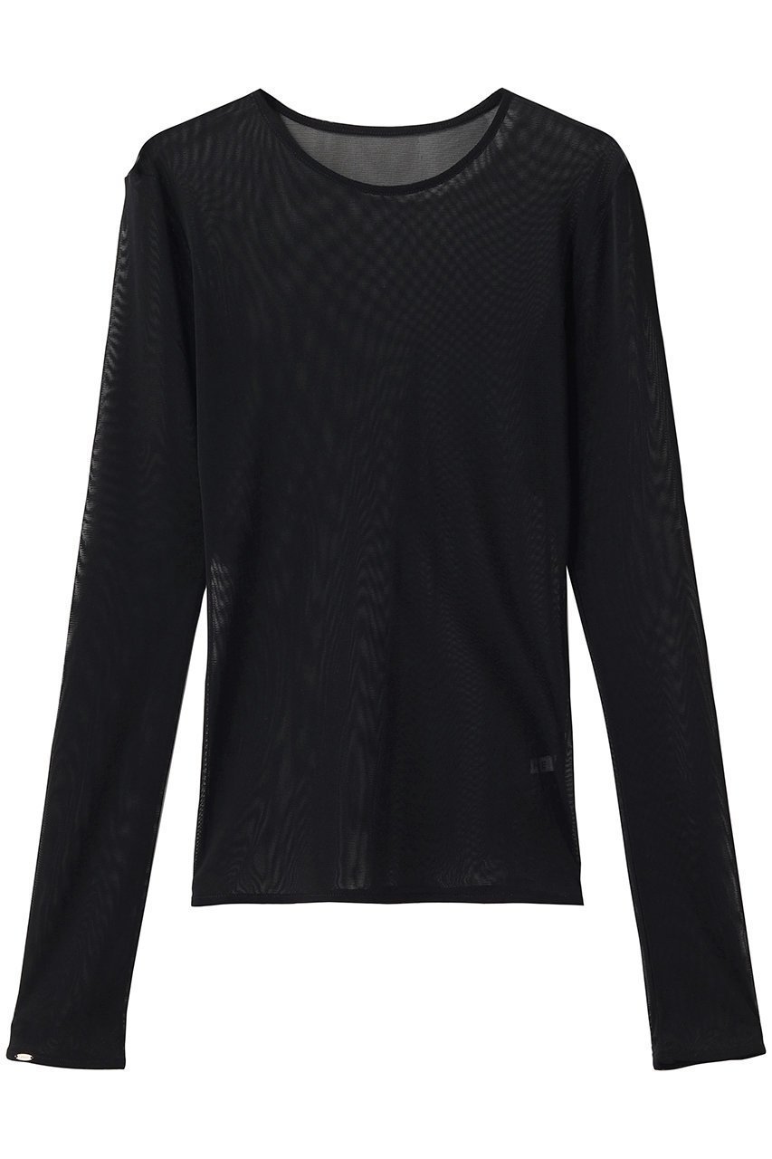 【クラネ/CLANE】のSHEER TULLE TOPS Tシャツ/カットソー 人気、トレンドファッション・服の通販 founy(ファニー) 　ファッション　Fashion　レディースファッション　Fashion for Women　トップス・カットソー　Cut & Sew Tops　シャツ・ブラウス・オフィスカジュアル　Elegant Blouses & Button-Ups　ロングTシャツ・Tシャツ　Longline T-Shirts & Tees　カットソー・ベーシックTシャツ　Cut-and-Sewn Tops / Stretch Tees & Basics　インナー　Innerwear　カットソー　Cut and Sewn Top　スリーブ　Sleeve, Long Sleeve / Short Sleeve　チャーム　Charm, Pendant　パイピング　Piping, Trim Design　ロング　Long, Long-Length　エレガント 上品　Elegant　今季　This Season, Current Season　夏　Summer　新作・新入荷　New Arrivals / New In　春　Spring　S/S・春夏　SS, Spring/Summer, Warm Season　 other-1|ID: prp329100004887188 ipo3291000000036489161
