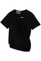 【プランク プロジェクト/PRANK PROJECT】のハーフスリーブドレストップ 人気、トレンドファッション・服の通販 founy(ファニー) ファッション Fashion レディースファッション Fashion for Women トップス・カットソー Cut & Sew Tops シャツ・ブラウス・オフィスカジュアル Elegant Blouses & Button-Ups ロングTシャツ・Tシャツ Longline T-Shirts & Tees カットソー・ベーシックTシャツ Cut-and-Sewn Tops / Stretch Tees & Basics ワンピース Dresses フォーマル・パーティードレス・結婚式用ドレス Elegant & Casual Dresses カットソー Cut and Sewn Top キュプラ Cupro, Eco Fabric ショート Short, Short Length シンプル Simple, Minimal スリーブ Sleeve, Long Sleeve / Short Sleeve ドレープ Drape, Draping Fabric エレガント 上品 Elegant 再入荷 Restock / Back in Stock 半袖 Short Sleeve, Half Sleeve thumbnail BLK(ブラック)|ID: prp329100004887191 ipo3291000000036489177