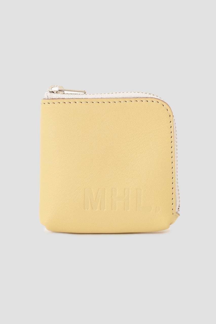 【マーガレットハウエル/MARGARET HOWELL】のBASIC LEATHER インテリア・キッズ・メンズ・レディースファッション・服の通販 founy(ファニー) 　ファッション　Fashion　レディースファッション　Fashion for Women　ミニ財布・二つ折り財布　Wallets & Card Cases　バッグ　Bags　コイン　Coin, Coin Design　シンプル　Simple, Minimal　ポーチ　Pouch, Small Case　ラウンド　Round, Round Neck　定番　Standard, Basic Item　新作・新入荷　New Arrivals / New In　財布　Wallet, Purse　イエロー|ID: prp329100004887211 ipo3291000000036491189