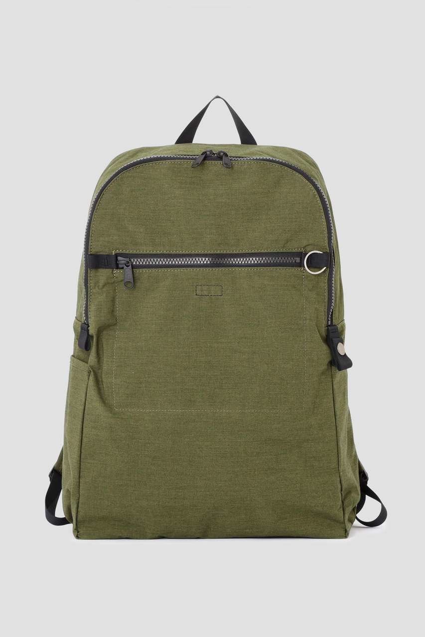 【マーガレットハウエル/MARGARET HOWELL】のSTANDARD SUPPLY FOR MHL. インテリア・キッズ・メンズ・レディースファッション・服の通販 founy(ファニー) 　ファッション　Fashion　レディースファッション　Fashion for Women　バッグ　Bags　傘　Umbrella, Parasol　スクエア　Square, Square Shape　スタンダード　Standard, Basic　タイプライター　Typewriter Fabric, Crisp Cotton　デイパック　Daypack, Casual Backpack　定番　Standard, Basic Item　ファブリック　Fabric, Textile　ポケット　Pocket, Pocket Detail　リュック　Backpack, Rucksack　新作・新入荷　New Arrivals / New In　カーキ|ID: prp329100004887225 ipo3291000000036491277