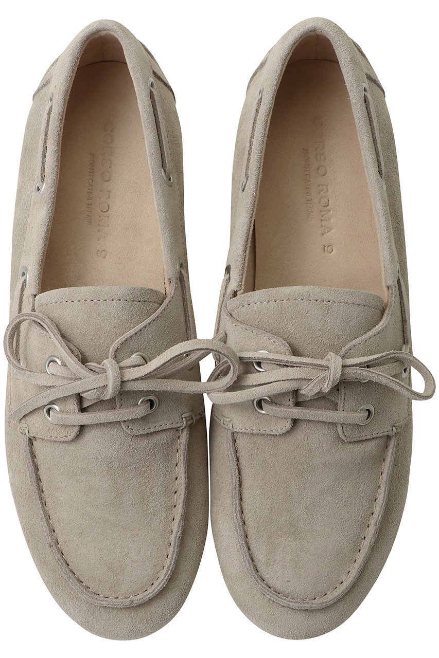 【コルソローマ9/CORSO ROMA9】のスエードモカシン インテリア・キッズ・メンズ・レディースファッション・服の通販 founy(ファニー) 　ファッション　Fashion　レディースファッション　Fashion for Women　シューズ　Shoes, Footwear　フラット　Flat, Flat Shoes　新作・新入荷　New Arrivals / New In　グレー|ID: prp329100004887239 ipo3291000000036491391