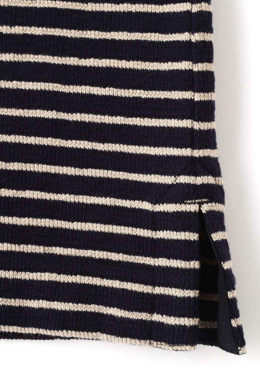 【マーガレットハウエル/MARGARET HOWELL】のTEXTURED COTTON STRIPE TOP 人気、トレンドファッション・服の通販 founy(ファニー) 　ファッション　Fashion　レディースファッション　Fashion for Women　トップス・カットソー　Cut & Sew Tops　シャツ・ブラウス・オフィスカジュアル　Elegant Blouses & Button-Ups　ロングTシャツ・Tシャツ　Longline T-Shirts & Tees　カットソー・ベーシックTシャツ　Cut-and-Sewn Tops / Stretch Tees & Basics　シンプル　Simple, Minimal　ストライプ　Stripe, Striped Pattern　スリット　Slit, Slit Detail　スリーブ　Sleeve, Long Sleeve / Short Sleeve　テクスチャー　Texture, Textured Fabric　ロング　Long, Long-Length　新作・新入荷　New Arrivals / New In　other-6|ID: prp329100004887250 ipo3291000000036491486