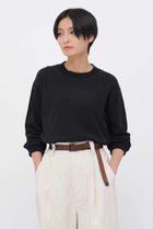 【マーガレットハウエル/MARGARET HOWELL】のFINE COTTON RIB JERSEY TOP ブラック|ID: prp329100004887251 ipo3291000000036658718