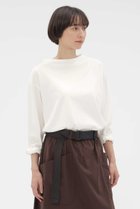 【マーガレットハウエル/MARGARET HOWELL】のSMOOTH COTTON JERSEY TOP ホワイト|ID: prp329100004887258 ipo3291000000036899785