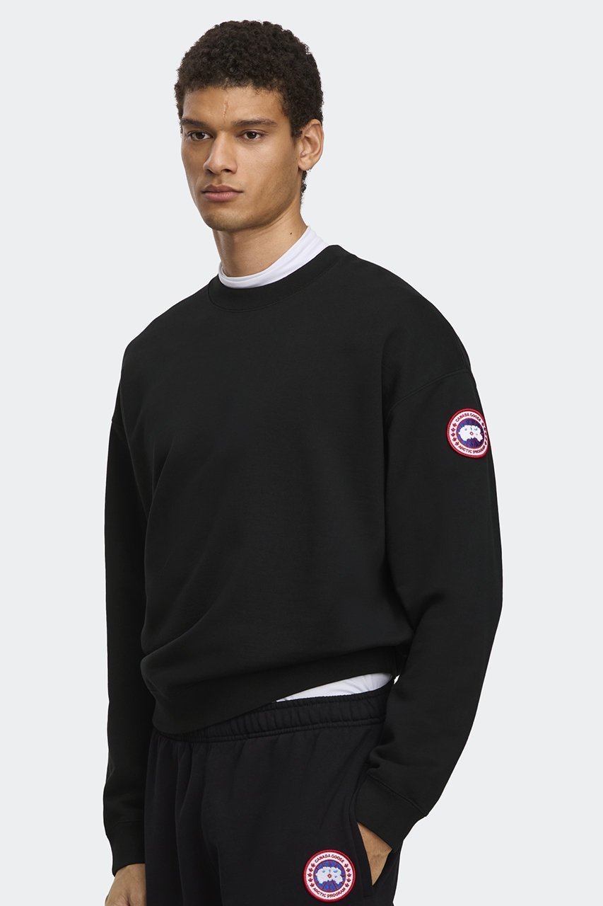 【カナダグース/CANADA GOOSE / MEN】の【MEN】1286M Rove Crew ローヴ クルー 大人の最旬トレンドファッション＆コーディネート founy(ファウニー) 　ファッション　Fashion　メンズファッション　Fashion for Men　トップス・カットソー　Cut & Sew Tops　メンズシャツ　Shirts　なめらか　Smooth, Silky Texture　スリーブ　Sleeve, Long Sleeve / Short Sleeve　フィット　Fit, Slim Fit　リブニット　Rib Knit, Ribbed Knit　リラックス　Relax, Relaxed Fit　ロング　Long, Long-Length　定番　Standard, Basic Item　other-4|ID: prp329100004887276 ipo3291000000037021149