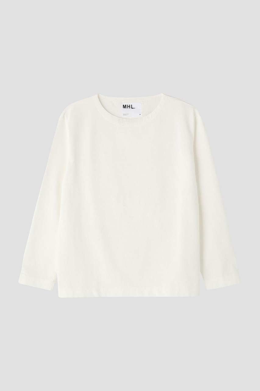 【その他のブランド/Other】のDRY COTTON JERSEY TOP 人気、トレンドファッション・服の通販 founy(ファニー) 　ファッション　Fashion　レディースファッション　Fashion for Women　トップス・カットソー　Cut & Sew Tops　シャツ・ブラウス・オフィスカジュアル　Elegant Blouses & Button-Ups　ロングTシャツ・Tシャツ　Longline T-Shirts & Tees　カットソー・ベーシックTシャツ　Cut-and-Sewn Tops / Stretch Tees & Basics　カットソー　Cut and Sewn Top　シンプル　Simple, Minimal　スリーブ　Sleeve, Long Sleeve / Short Sleeve　ロング　Long, Long-Length　ヴィンテージ　Vintage Style　新作・新入荷　New Arrivals / New In　other-4|ID: prp329100004887293 ipo3291000000036491811