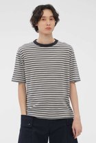 【その他のブランド/Other】のCOTTON LINEN MULTI STRIPE JERSEY TOP 人気、トレンドファッション・服の通販 founy(ファニー) ファッション Fashion レディースファッション Fashion for Women トップス・カットソー Cut & Sew Tops シャツ・ブラウス・オフィスカジュアル Elegant Blouses & Button-Ups ロングTシャツ・Tシャツ Longline T-Shirts & Tees カットソー・ベーシックTシャツ Cut-and-Sewn Tops / Stretch Tees & Basics ショート Short, Short Length ストライプ Stripe, Striped Pattern スリーブ Sleeve, Long Sleeve / Short Sleeve バランス Balance, Style Balance リネン Linen, Linen Fabric ワイド Wide, Wide Fit 新作・新入荷 New Arrivals / New In thumbnail チエツク|ID: prp329100004887301 ipo3291000000036491876
