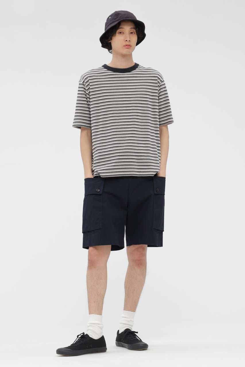 【その他のブランド/Other】のCOTTON LINEN MULTI STRIPE JERSEY TOP 人気、トレンドファッション・服の通販 founy(ファニー) 　ファッション　Fashion　レディースファッション　Fashion for Women　トップス・カットソー　Cut & Sew Tops　シャツ・ブラウス・オフィスカジュアル　Elegant Blouses & Button-Ups　ロングTシャツ・Tシャツ　Longline T-Shirts & Tees　カットソー・ベーシックTシャツ　Cut-and-Sewn Tops / Stretch Tees & Basics　ショート　Short, Short Length　ストライプ　Stripe, Striped Pattern　スリーブ　Sleeve, Long Sleeve / Short Sleeve　バランス　Balance, Style Balance　リネン　Linen, Linen Fabric　ワイド　Wide, Wide Fit　新作・新入荷　New Arrivals / New In　other-2|ID: prp329100004887301 ipo3291000000036491879