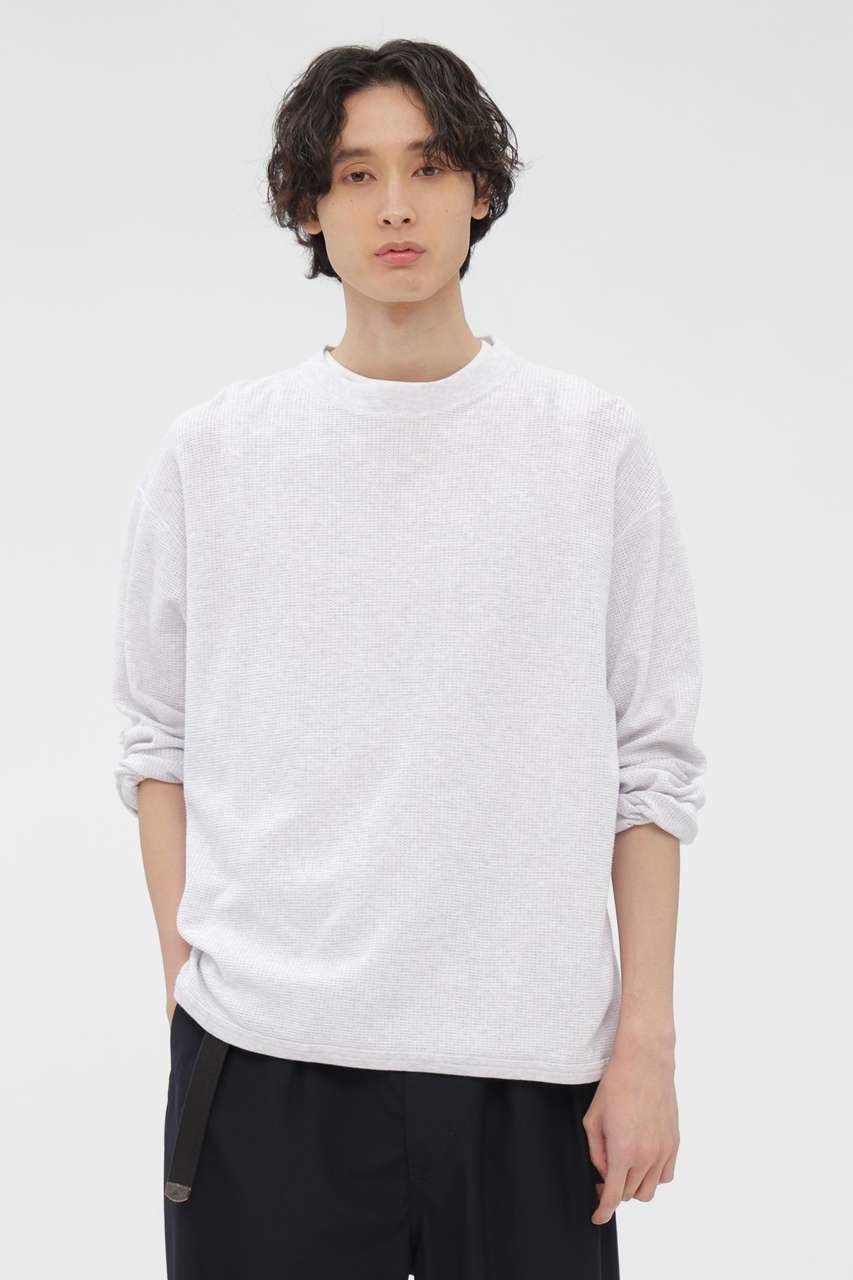 【その他のブランド/Other】のCOTTON JERSEY MESH TOP 人気、トレンドファッション・服の通販 founy(ファニー) 　ファッション　Fashion　レディースファッション　Fashion for Women　トップス・カットソー　Cut & Sew Tops　シャツ・ブラウス・オフィスカジュアル　Elegant Blouses & Button-Ups　ロングTシャツ・Tシャツ　Longline T-Shirts & Tees　カットソー・ベーシックTシャツ　Cut-and-Sewn Tops / Stretch Tees & Basics　カットソー　Cut and Sewn Top　スリーブ　Sleeve, Long Sleeve / Short Sleeve　ベーシック　Basic, Essential　ロング　Long, Long-Length　新作・新入荷　New Arrivals / New In　 other-1|ID: prp329100004887312 ipo3291000000036491943