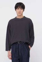 【その他のブランド/Other】のCOTTON JERSEY MESH TOP 人気、トレンドファッション・服の通販 founy(ファニー) ファッション Fashion レディースファッション Fashion for Women トップス・カットソー Cut & Sew Tops シャツ・ブラウス・オフィスカジュアル Elegant Blouses & Button-Ups ロングTシャツ・Tシャツ Longline T-Shirts & Tees カットソー・ベーシックTシャツ Cut-and-Sewn Tops / Stretch Tees & Basics カットソー Cut and Sewn Top スリーブ Sleeve, Long Sleeve / Short Sleeve ベーシック Basic, Essential ロング Long, Long-Length 新作・新入荷 New Arrivals / New In thumbnail グレー|ID: prp329100004887312 ipo3291000000036491949