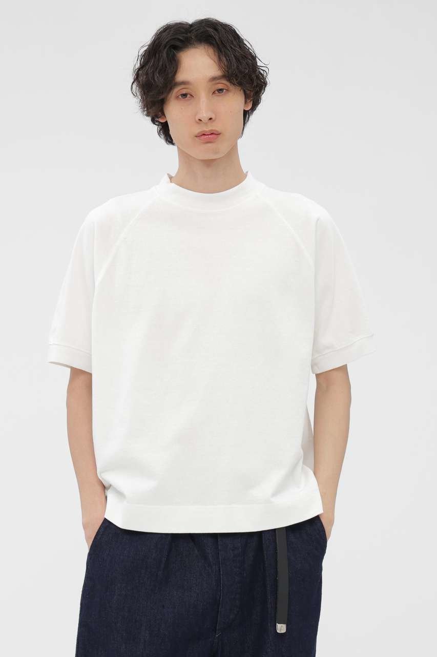 【その他のブランド/Other】のDRY COTTON JERSEY TOP インテリア・キッズ・メンズ・レディースファッション・服の通販 founy(ファニー) 　ファッション　Fashion　レディースファッション　Fashion for Women　トップス・カットソー　Cut & Sew Tops　シャツ・ブラウス・オフィスカジュアル　Elegant Blouses & Button-Ups　ロングTシャツ・Tシャツ　Longline T-Shirts & Tees　カットソー・ベーシックTシャツ　Cut-and-Sewn Tops / Stretch Tees & Basics　ショート　Short, Short Length　スウェット / スエット　Sweatshirt, Sweatwear　スリーブ　Sleeve, Long Sleeve / Short Sleeve　新作・新入荷　New Arrivals / New In　ホワイト|ID: prp329100004887314 ipo3291000000036491972
