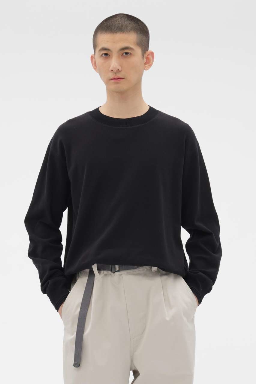 【その他のブランド/Other】のFINE COTTON RIB JERSEY TOP 人気、トレンドファッション・服の通販 founy(ファニー) 　ファッション　Fashion　レディースファッション　Fashion for Women　トップス・カットソー　Cut & Sew Tops　シャツ・ブラウス・オフィスカジュアル　Elegant Blouses & Button-Ups　ロングTシャツ・Tシャツ　Longline T-Shirts & Tees　カットソー・ベーシックTシャツ　Cut-and-Sewn Tops / Stretch Tees & Basics　カットソー　Cut and Sewn Top　サーマル　Thermal, Waffle Knit　スリーブ　Sleeve, Long Sleeve / Short Sleeve　ロング　Long, Long-Length　新作・新入荷　New Arrivals / New In　 other-1|ID: prp329100004887319 ipo3291000000036492011