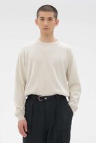 【その他のブランド/Other】のFINE COTTON RIB JERSEY TOP 人気、トレンドファッション・服の通販 founy(ファニー) ファッション Fashion レディースファッション Fashion for Women トップス・カットソー Cut & Sew Tops シャツ・ブラウス・オフィスカジュアル Elegant Blouses & Button-Ups ロングTシャツ・Tシャツ Longline T-Shirts & Tees カットソー・ベーシックTシャツ Cut-and-Sewn Tops / Stretch Tees & Basics カットソー Cut and Sewn Top サーマル Thermal, Waffle Knit スリーブ Sleeve, Long Sleeve / Short Sleeve ロング Long, Long-Length 新作・新入荷 New Arrivals / New In thumbnail ホワイト|ID: prp329100004887319 ipo3291000000036492015