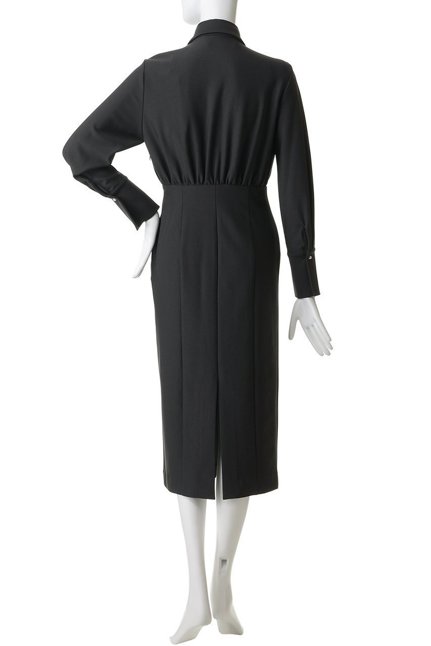 【ルームエイト/Room no.8】のAIR JERSEY パールボタン シャツドレス 人気、トレンドファッション・服の通販 founy(ファニー) 　ファッション　Fashion　レディースファッション　Fashion for Women　ワンピース　Dresses　フォーマル・パーティードレス・結婚式用ドレス　Elegant & Casual Dresses　チュニック　Tunic Tops & Dresses　オケージョン　Occasion Wear　ジャケット　Jacket, Outerwear　チュニック　Tunic, Long Top　ドレス　Dress, One-Piece　パール　Pearl, Pearl Accent　ロング　Long, Long-Length　エレガント 上品　Elegant　新作・新入荷　New Arrivals / New In　春　Spring　other-4|ID: prp329100004887327 ipo3291000000036492094