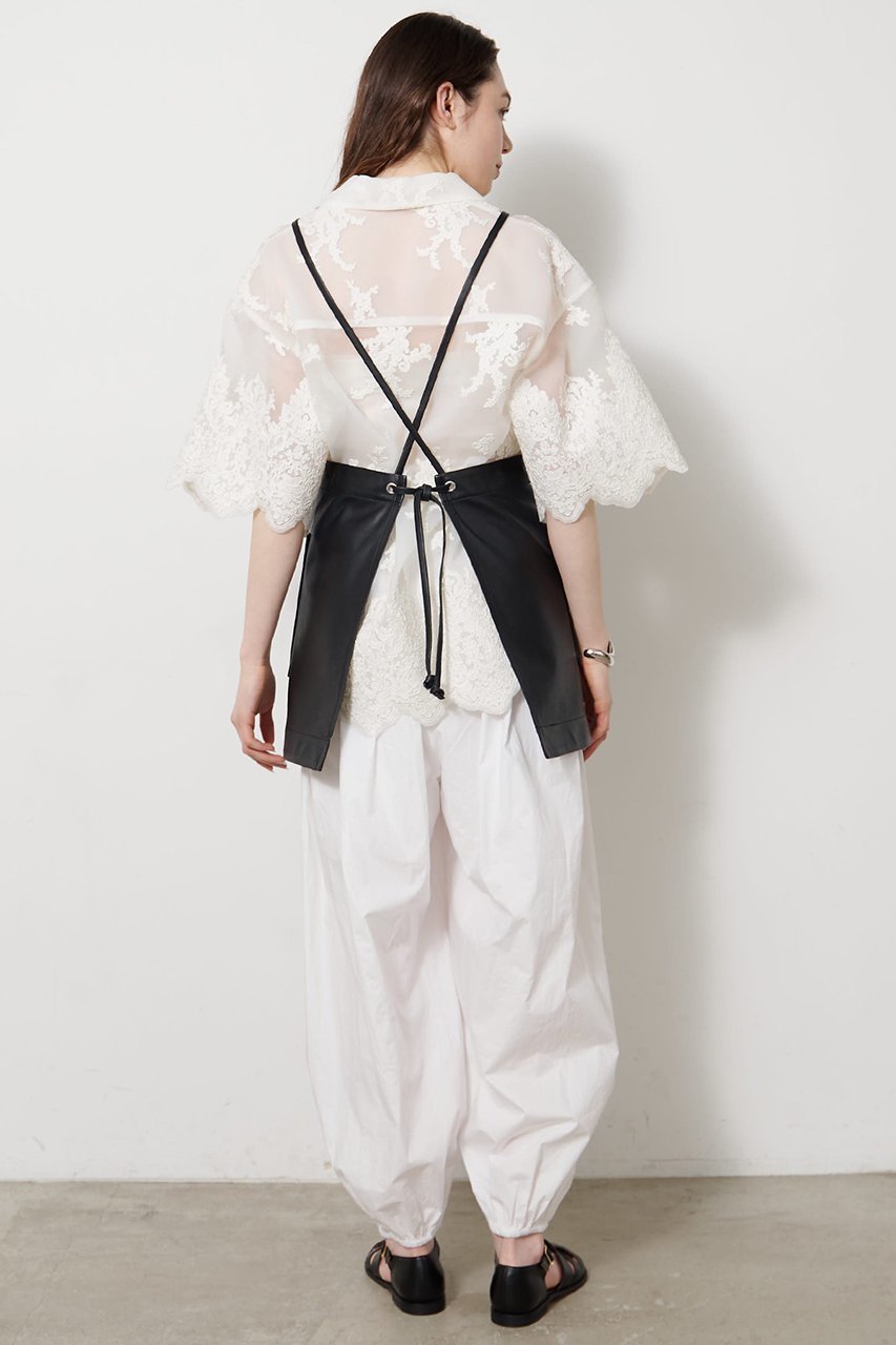 【ウィムガゼット/Whim Gazette】のレザーエプロンワンピース 人気、トレンドファッション・服の通販 founy(ファニー) 　ファッション　Fashion　レディースファッション　Fashion for Women　ワンピース　Dresses　チュニック　Tunic Tops & Dresses　インナー　Innerwear　カットソー　Cut and Sewn Top　シンプル　Simple, Minimal　チュニック　Tunic, Long Top　リアル　Real, Realistic　レース　Lace, Lace Fabric　新作・新入荷　New Arrivals / New In　other-4|ID: prp329100004887331 ipo3291000000036492114