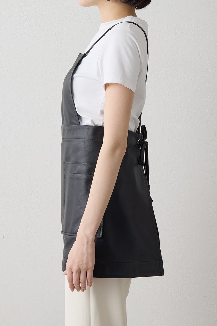 【ウィムガゼット/Whim Gazette】のレザーエプロンワンピース 人気、トレンドファッション・服の通販 founy(ファニー) 　ファッション　Fashion　レディースファッション　Fashion for Women　ワンピース　Dresses　チュニック　Tunic Tops & Dresses　インナー　Innerwear　カットソー　Cut and Sewn Top　シンプル　Simple, Minimal　チュニック　Tunic, Long Top　リアル　Real, Realistic　レース　Lace, Lace Fabric　新作・新入荷　New Arrivals / New In　other-7|ID: prp329100004887331 ipo3291000000036492119