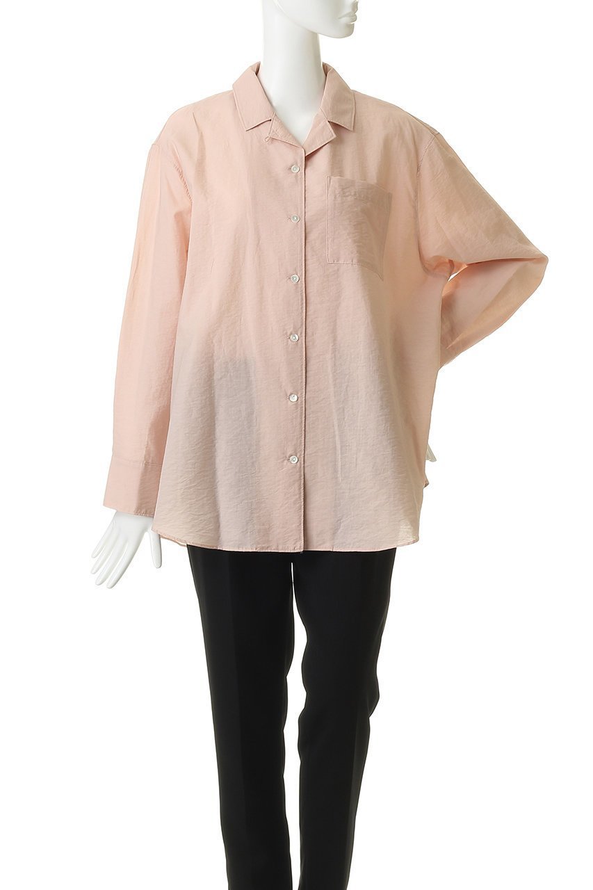 【マノフ/MANOF】のBACK LAYERED SHEER SHIRTトップス 人気、トレンドファッション・服の通販 founy(ファニー) 　ファッション　Fashion　レディースファッション　Fashion for Women　トップス・カットソー　Cut & Sew Tops　シャツ・ブラウス・オフィスカジュアル　Elegant Blouses & Button-Ups　シアー　Sheer, See-Through　スリーブ　Sleeve, Long Sleeve / Short Sleeve　ロング　Long, Long-Length　夏　Summer　新作・新入荷　New Arrivals / New In　春　Spring　S/S・春夏　SS, Spring/Summer, Warm Season　長袖　Long Sleeve, Full Sleeve　other-2|ID: prp329100004887336 ipo3291000000036492151