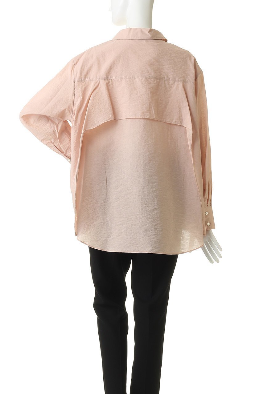 【マノフ/MANOF】のBACK LAYERED SHEER SHIRTトップス 人気、トレンドファッション・服の通販 founy(ファニー) 　ファッション　Fashion　レディースファッション　Fashion for Women　トップス・カットソー　Cut & Sew Tops　シャツ・ブラウス・オフィスカジュアル　Elegant Blouses & Button-Ups　シアー　Sheer, See-Through　スリーブ　Sleeve, Long Sleeve / Short Sleeve　ロング　Long, Long-Length　夏　Summer　新作・新入荷　New Arrivals / New In　春　Spring　S/S・春夏　SS, Spring/Summer, Warm Season　長袖　Long Sleeve, Full Sleeve　other-4|ID: prp329100004887336 ipo3291000000036492158