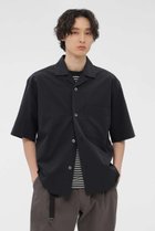 【その他のブランド/Other】のCOTTON BLEND SHIRTING SHIRT 人気、トレンドファッション・服の通販 founy(ファニー) ファッション Fashion レディースファッション Fashion for Women トップス・カットソー Cut & Sew Tops シャツ・ブラウス・オフィスカジュアル Elegant Blouses & Button-Ups ショート Short, Short Length スリーブ Sleeve, Long Sleeve / Short Sleeve ネップ Nepp, Slub Yarn バランス Balance, Style Balance 新作・新入荷 New Arrivals / New In thumbnail ブラック|ID: prp329100004887340 ipo3291000000036492187