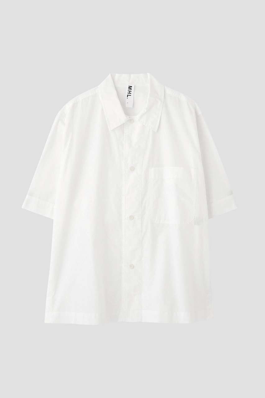 【その他のブランド/Other】のCOTTON RAMIE POPLIN SHIRT 人気、トレンドファッション・服の通販 founy(ファニー) 　ファッション　Fashion　レディースファッション　Fashion for Women　トップス・カットソー　Cut & Sew Tops　シャツ・ブラウス・オフィスカジュアル　Elegant Blouses & Button-Ups　ショート　Short, Short Length　スリーブ　Sleeve, Long Sleeve / Short Sleeve　タイプライター　Typewriter Fabric, Crisp Cotton　バランス　Balance, Style Balance　ロールアップ　Roll-Up, Cuffed Hem　新作・新入荷　New Arrivals / New In　other-3|ID: prp329100004887362 ipo3291000000036492352