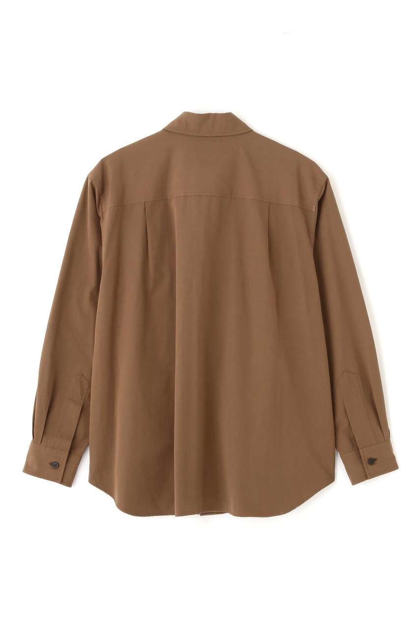 【その他のブランド/Other】のCOTTON BLEND SHIRTING SHIRT 人気、トレンドファッション・服の通販 founy(ファニー) 　ファッション　Fashion　レディースファッション　Fashion for Women　トップス・カットソー　Cut & Sew Tops　シャツ・ブラウス・オフィスカジュアル　Elegant Blouses & Button-Ups　スリーブ　Sleeve, Long Sleeve / Short Sleeve　ネップ　Nepp, Slub Yarn　パッチ　Patch, Appliqué　ポケット　Pocket, Pocket Detail　ロング　Long, Long-Length　新作・新入荷　New Arrivals / New In　other-5|ID: prp329100004887366 ipo3291000000036492392