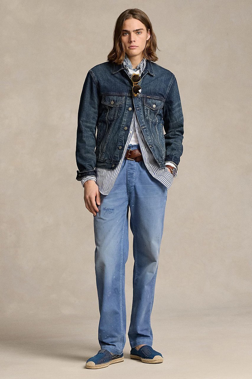 【ラルフローレン/RALPH LAUREN / MEN】の【MEN】【POLO RALPH LAUREN】フェイデッド デニム トラッカー ジャケット 人気、トレンドファッション・服の通販 founy(ファニー) 　ファッション　Fashion　メンズファッション　Fashion for Men　ジャケット　Jacket, Outerwear　デニム　Denim, Jeans Material　ポケット　Pocket, Pocket Detail　新作・新入荷　New Arrivals / New In　other-2|ID: prp329100004887380 ipo3291000000036492497